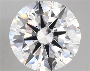 Picture of Lab Created Diamond 5.14 Carats, Round with excellent Cut, D Color, vvs2 Clarity and Certified by IGI