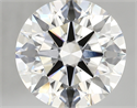 Lab Created Diamond 5.14 Carats, Round with ideal Cut, F Color, vvs1 Clarity and Certified by IGI