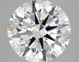 Picture of Lab Created Diamond 5.14 Carats, Round with ideal Cut, D Color, vvs2 Clarity and Certified by IGI