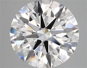 Picture of Lab Created Diamond 5.14 Carats, Round with ideal Cut, E Color, vvs2 Clarity and Certified by IGI