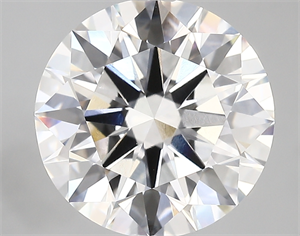 Picture of Lab Created Diamond 5.13 Carats, Round with ideal Cut, E Color, vvs2 Clarity and Certified by IGI