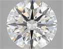 Lab Created Diamond 5.13 Carats, Round with ideal Cut, D Color, vvs2 Clarity and Certified by IGI