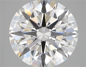 Picture of Lab Created Diamond 5.13 Carats, Round with ideal Cut, D Color, vvs2 Clarity and Certified by IGI