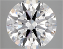 Lab Created Diamond 5.13 Carats, Round with ideal Cut, D Color, vvs2 Clarity and Certified by IGI
