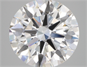 Lab Created Diamond 5.13 Carats, Round with ideal Cut, D Color, vvs2 Clarity and Certified by IGI