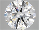 Lab Created Diamond 5.13 Carats, Round with ideal Cut, D Color, vvs2 Clarity and Certified by IGI