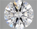 Lab Created Diamond 5.12 Carats, Round with ideal Cut, D Color, vvs2 Clarity and Certified by IGI