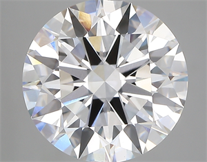 Picture of Lab Created Diamond 5.12 Carats, Round with ideal Cut, D Color, vvs2 Clarity and Certified by IGI