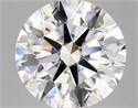 Lab Created Diamond 5.12 Carats, Round with ideal Cut, D Color, vvs2 Clarity and Certified by IGI