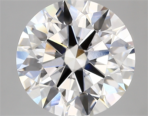 Picture of Lab Created Diamond 5.12 Carats, Round with ideal Cut, D Color, vvs2 Clarity and Certified by IGI
