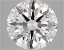 Lab Created Diamond 5.12 Carats, Round with ideal Cut, D Color, vvs2 Clarity and Certified by IGI