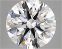 Lab Created Diamond 5.12 Carats, Round with ideal Cut, E Color, vvs2 Clarity and Certified by IGI