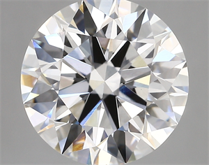 Picture of Lab Created Diamond 5.12 Carats, Round with ideal Cut, E Color, vvs2 Clarity and Certified by IGI