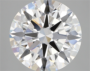 Picture of Lab Created Diamond 5.11 Carats, Round with ideal Cut, D Color, vvs2 Clarity and Certified by IGI