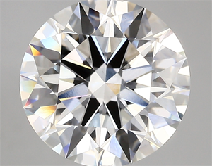 Picture of Lab Created Diamond 5.11 Carats, Round with ideal Cut, D Color, vs1 Clarity and Certified by IGI