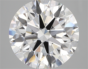 Picture of Lab Created Diamond 5.11 Carats, Round with ideal Cut, D Color, vs2 Clarity and Certified by IGI