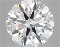 Lab Created Diamond 5.11 Carats, Round with ideal Cut, E Color, vvs2 Clarity and Certified by IGI
