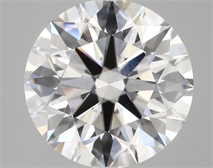 Picture of Lab Created Diamond 5.11 Carats, Round with ideal Cut, E Color, vs1 Clarity and Certified by IGI
