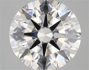Picture of Lab Created Diamond 5.11 Carats, Round with ideal Cut, E Color, vs1 Clarity and Certified by IGI