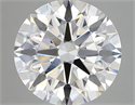 Lab Created Diamond 5.11 Carats, Round with ideal Cut, E Color, vvs2 Clarity and Certified by IGI
