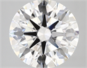 Lab Created Diamond 5.10 Carats, Round with ideal Cut, D Color, vvs2 Clarity and Certified by IGI