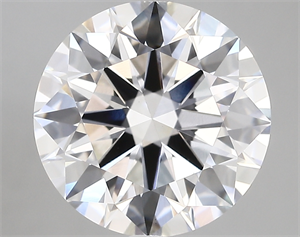 Picture of Lab Created Diamond 5.10 Carats, Round with ideal Cut, D Color, vs1 Clarity and Certified by IGI