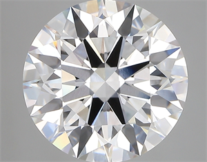 Picture of Lab Created Diamond 5.10 Carats, Round with ideal Cut, D Color, vvs2 Clarity and Certified by IGI