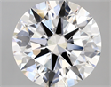 Lab Created Diamond 5.10 Carats, Round with excellent Cut, D Color, vvs2 Clarity and Certified by IGI