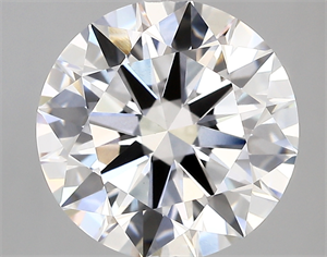 Picture of Lab Created Diamond 5.10 Carats, Round with excellent Cut, D Color, vvs2 Clarity and Certified by IGI