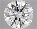 Del inventario de diamantes de laboratorio, 5.09 quilates, Redondo , Color D, claridad vvs2 y certificado IGI