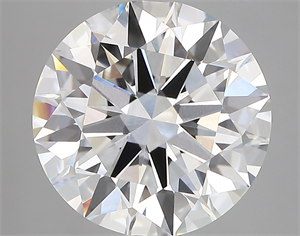 Picture of Lab Created Diamond 5.09 Carats, Round with ideal Cut, D Color, vvs2 Clarity and Certified by IGI