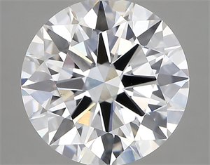 Picture of Lab Created Diamond 5.09 Carats, Round with ideal Cut, D Color, vs1 Clarity and Certified by IGI