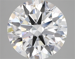 Picture of Lab Created Diamond 5.09 Carats, Round with ideal Cut, D Color, vs1 Clarity and Certified by IGI