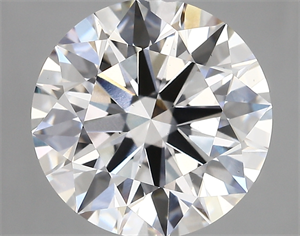 Picture of Lab Created Diamond 5.09 Carats, Round with ideal Cut, D Color, vs2 Clarity and Certified by IGI