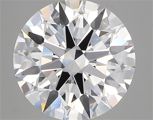 Picture of Lab Created Diamond 5.09 Carats, Round with ideal Cut, D Color, vs1 Clarity and Certified by IGI