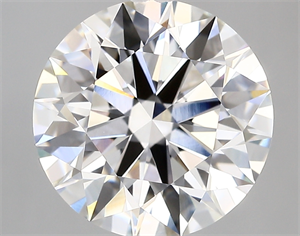 Picture of Lab Created Diamond 5.08 Carats, Round with ideal Cut, D Color, vvs2 Clarity and Certified by IGI