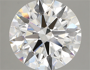 Picture of Lab Created Diamond 5.08 Carats, Round with ideal Cut, D Color, vs1 Clarity and Certified by IGI