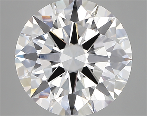Picture of Lab Created Diamond 5.08 Carats, Round with ideal Cut, D Color, vs1 Clarity and Certified by IGI