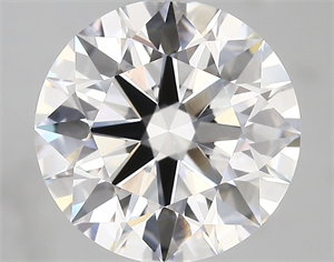 Picture of Lab Created Diamond 5.07 Carats, Round with ideal Cut, D Color, vs1 Clarity and Certified by IGI