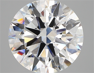 Picture of Lab Created Diamond 5.07 Carats, Round with ideal Cut, D Color, vs1 Clarity and Certified by IGI