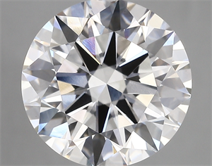Picture of Lab Created Diamond 5.07 Carats, Round with ideal Cut, D Color, vs1 Clarity and Certified by IGI