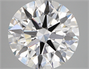 Lab Created Diamond 5.07 Carats, Round with ideal Cut, E Color, vs1 Clarity and Certified by IGI