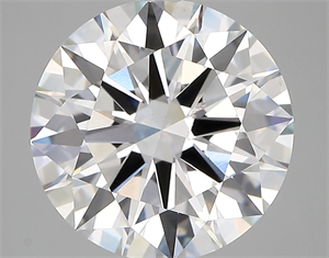 Picture of Lab Created Diamond 5.06 Carats, Round with ideal Cut, D Color, vs1 Clarity and Certified by IGI