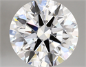 Lab Created Diamond 5.06 Carats, Round with ideal Cut, D Color, vvs2 Clarity and Certified by IGI