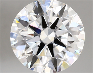 Picture of Lab Created Diamond 5.06 Carats, Round with ideal Cut, D Color, vvs2 Clarity and Certified by IGI