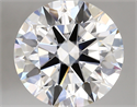 Lab Created Diamond 5.06 Carats, Round with ideal Cut, D Color, vvs2 Clarity and Certified by IGI