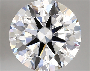 Picture of Lab Created Diamond 5.06 Carats, Round with ideal Cut, D Color, vvs2 Clarity and Certified by IGI