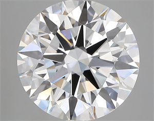 Picture of Lab Created Diamond 5.06 Carats, Round with ideal Cut, D Color, vvs2 Clarity and Certified by IGI