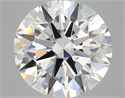Lab Created Diamond 5.06 Carats, Round with ideal Cut, D Color, vvs2 Clarity and Certified by IGI