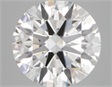 Lab Created Diamond 5.06 Carats, Round with ideal Cut, E Color, vs1 Clarity and Certified by IGI